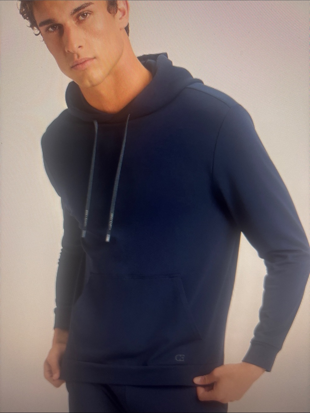 NWT Men’s Cozy Earth Bamboo Hoodie.  Burgundy.  Size XXXL